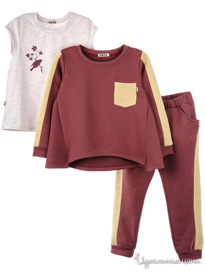 Комплект Kuza, цвет брусничный