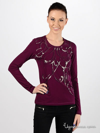 Лонгслив Olsen, цвет цвет темно-сиреневый