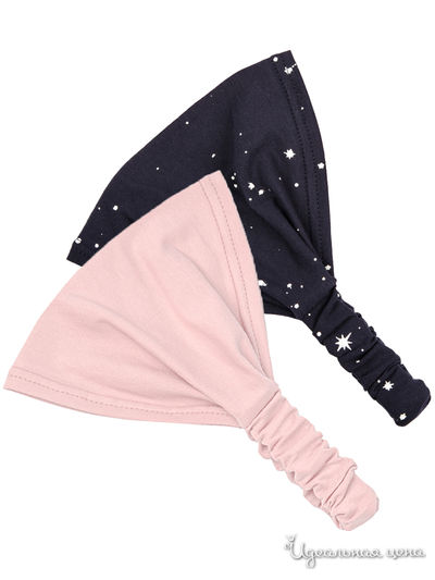 Бандана, 2 шт. Kuza, цвет темно-синий, сиреневый