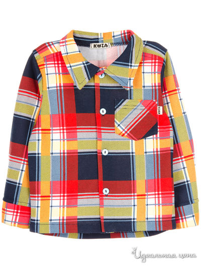 Сорочка Kuza, цвет синий, красный