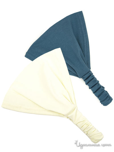 Бандана, 2 шт. Kuza, цвет синий, молочный