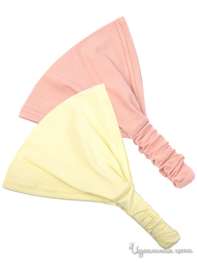 Бандана, 2 шт. Kuza, цвет желтый, розовый