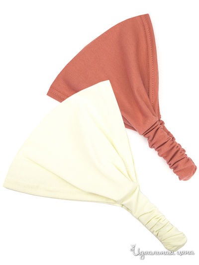 Бандана, 2 шт. Kuza, цвет розовый, молочный