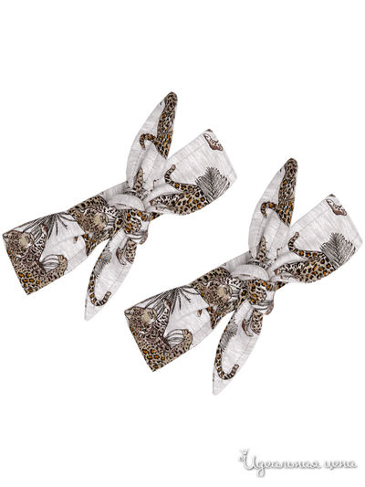 Повязка на голову, 2 шт. Kuza, цвет серый