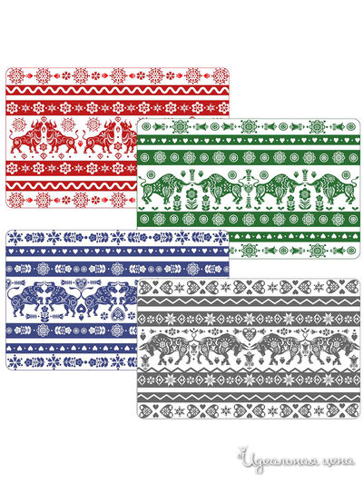 Салфетка "Скандинавский Бык", 41х26 см Мультидом, цвет в ассортименте