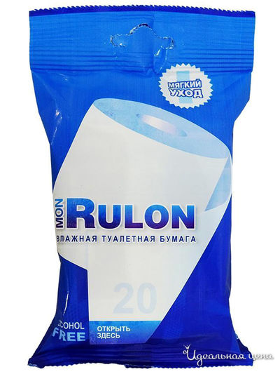 Бумага туалетная влажная №20, Мультидом, цвет в ассортименте