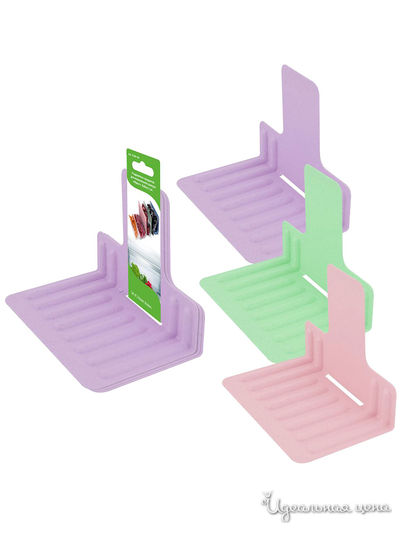 Разделители продуктов для морозильной камеры, 3 шт. Мультидом, цвет в ассортименте