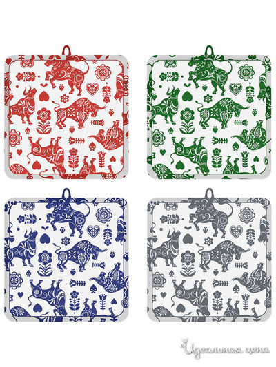 Прихватка "Скандинавский Бык", Мультидом, цвет в ассортименте