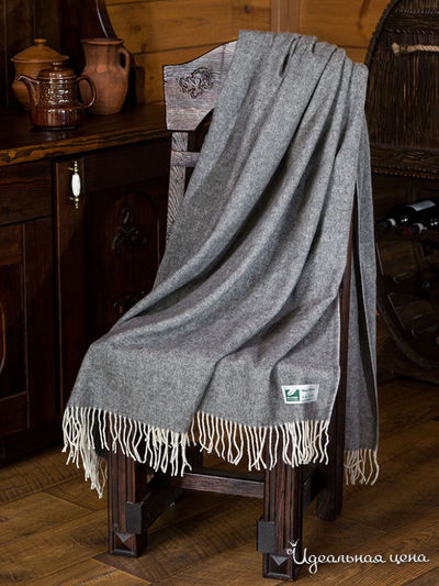 Плед, 150*200 см ANNA FLAUM, цвет серый