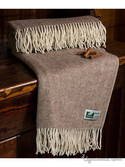 Плед, 150*200 см ANNA FLAUM, цвет бежевый