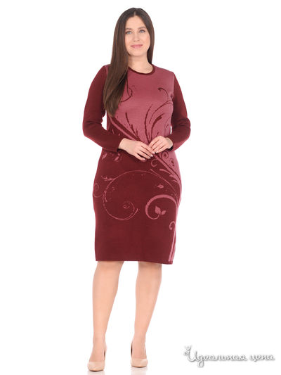 Платье Veronika Style, цвет бордовый