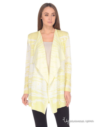 Кардиган Veronika Style, цвет светло-желтый
