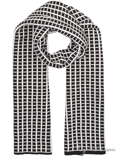 Шарф Veronika Style, цвет чёрный, белый