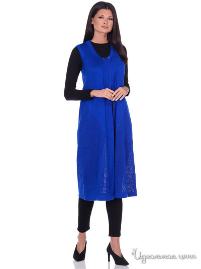 Жилет Veronika Style, цвет ярко-синий