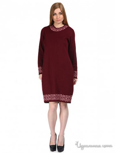 Платье Veronika Style, цвет бордовый