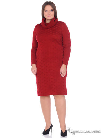 Платье Veronika Style, цвет темно-краснный