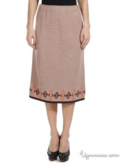 Юбка Veronika Style, цвет бежевый