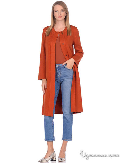Кардиган Veronika Style, цвет терракотовый