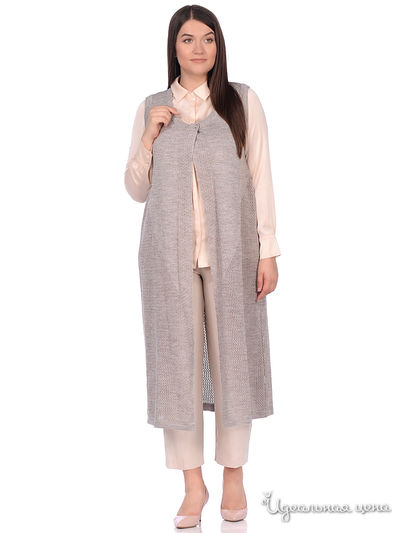 Жилет Veronika Style, цвет серый