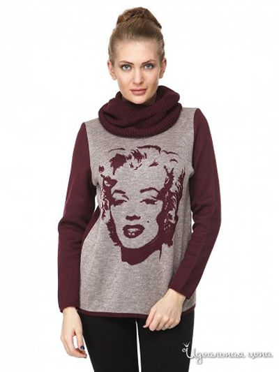 Джемпер Veronika Style, цвет бордовый