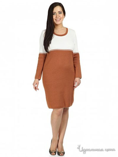 Платье Veronika Style, цвет коричневый