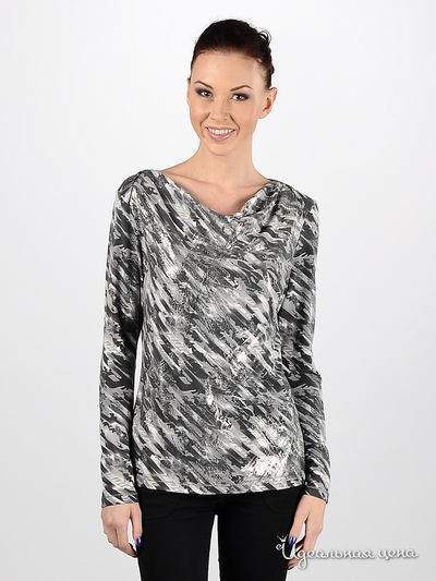 Блузка Olsen, цвет цвет серый