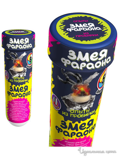 Опыты из пробирки Змея фараона Master IQ