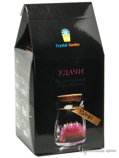 Кристалл Удачи! - набор для выращивания Crystal Garden, цвет красный