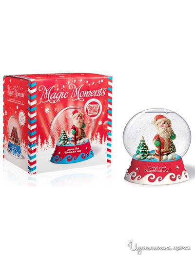 Большой набор Волшебный шар Дед Мороз Magic Moments