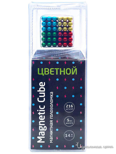 Куб Разноцветный, 216ш/5мм Magnetic Cube