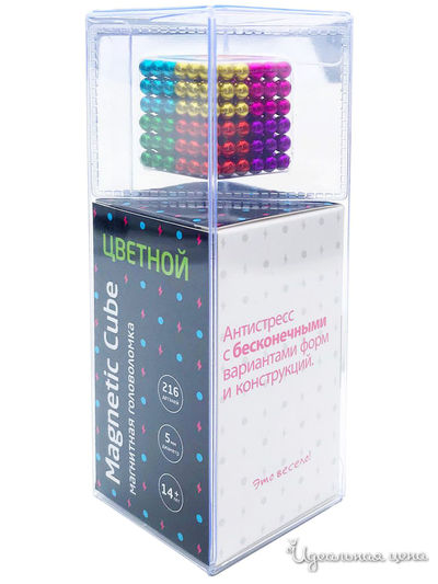 Куб Разноцветный, 216ш/5мм Magnetic Cube