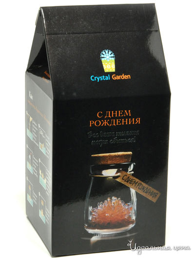 Кристалл С Днем рождения! - набор для выращивания Crystal Garden