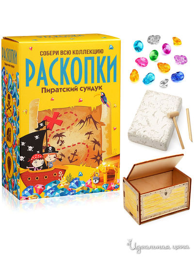 Раскопки Пиратский сундук, большой набор Раскопки