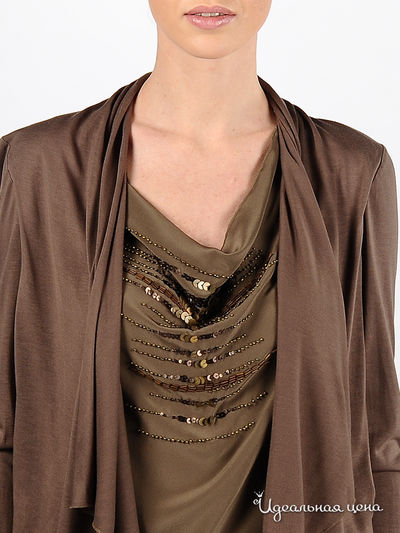 Блузка OLSEN женская, цвет коричневый