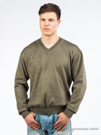 Пуловер Veronika Style, цвет хаки