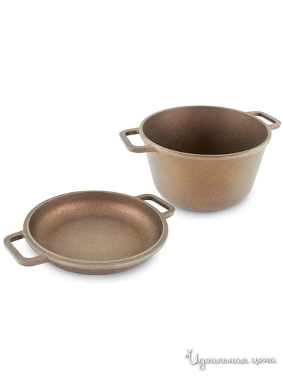Казан, 3 л Casta, цвет коричневый