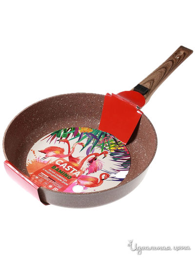 Сковорода, 24 см Casta, цвет светло-коричневый