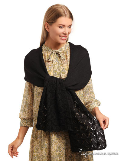 Шарф, 190*30 см LANDRE, цвет черный