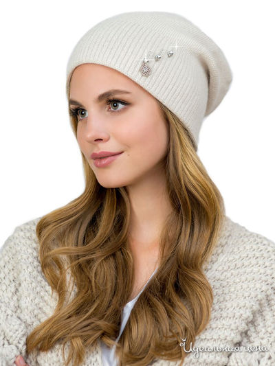 Шапка LANDRE, цвет светло-бежевый