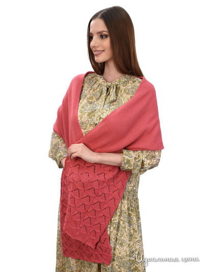 Шарф, 190*30 см LANDRE, цвет темно-коралловый