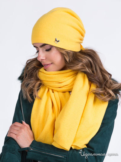 Шапка KAMEA, цвет желтый