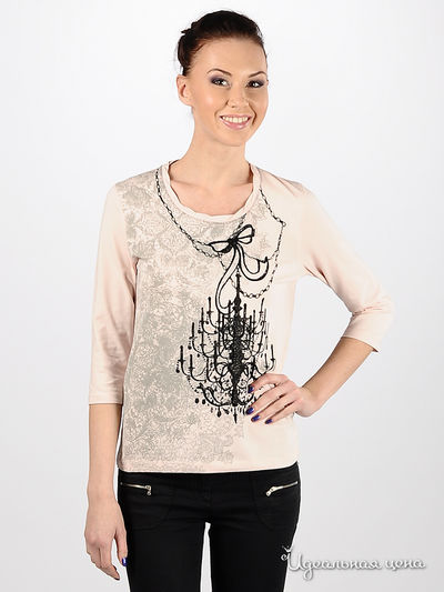 Лонгслив Olsen, цвет цвет нежно-розовый