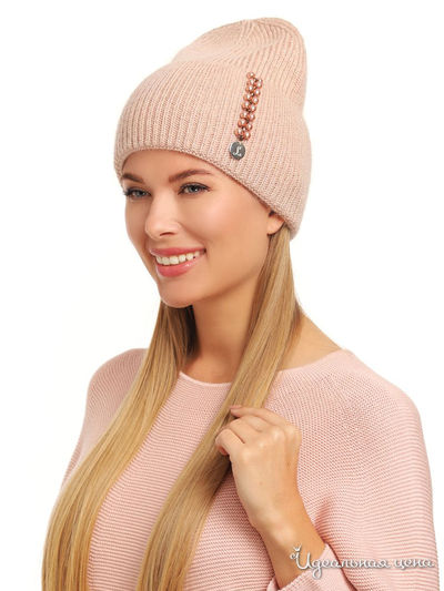 Шапка LANDRE, цвет персиковый