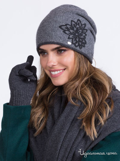 Шапка KAMEA, цвет темно-серый