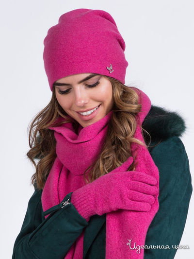 Шапка KAMEA, цвет малиновый