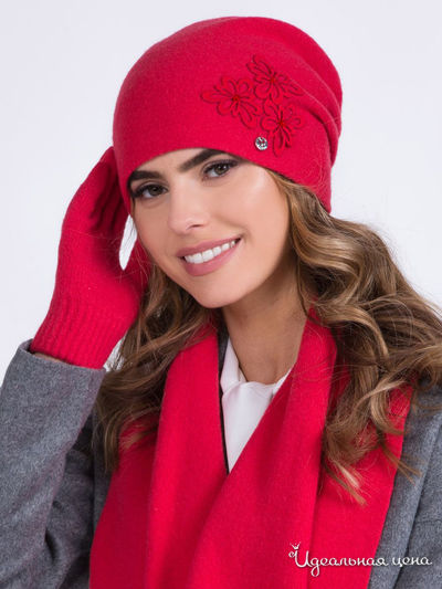 Шапка KAMEA, цвет ярко-красный