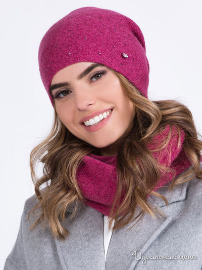 Шапка KAMEA, цвет малиновый