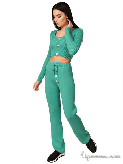 Костюм: джемпер, брюки Palvira, цвет мятный