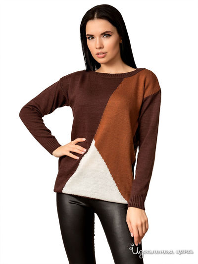 Джемпер Palvira, цвет коричневый