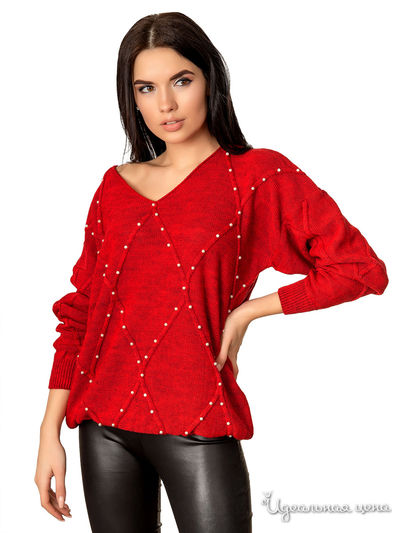 Пуловер Palvira, цвет красный